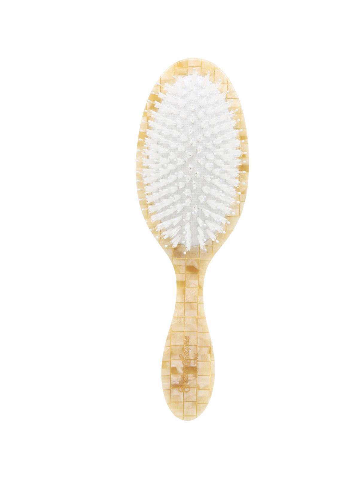 Hand-painted Champagne Amazing Hair Day Brush | Eco-Friendly