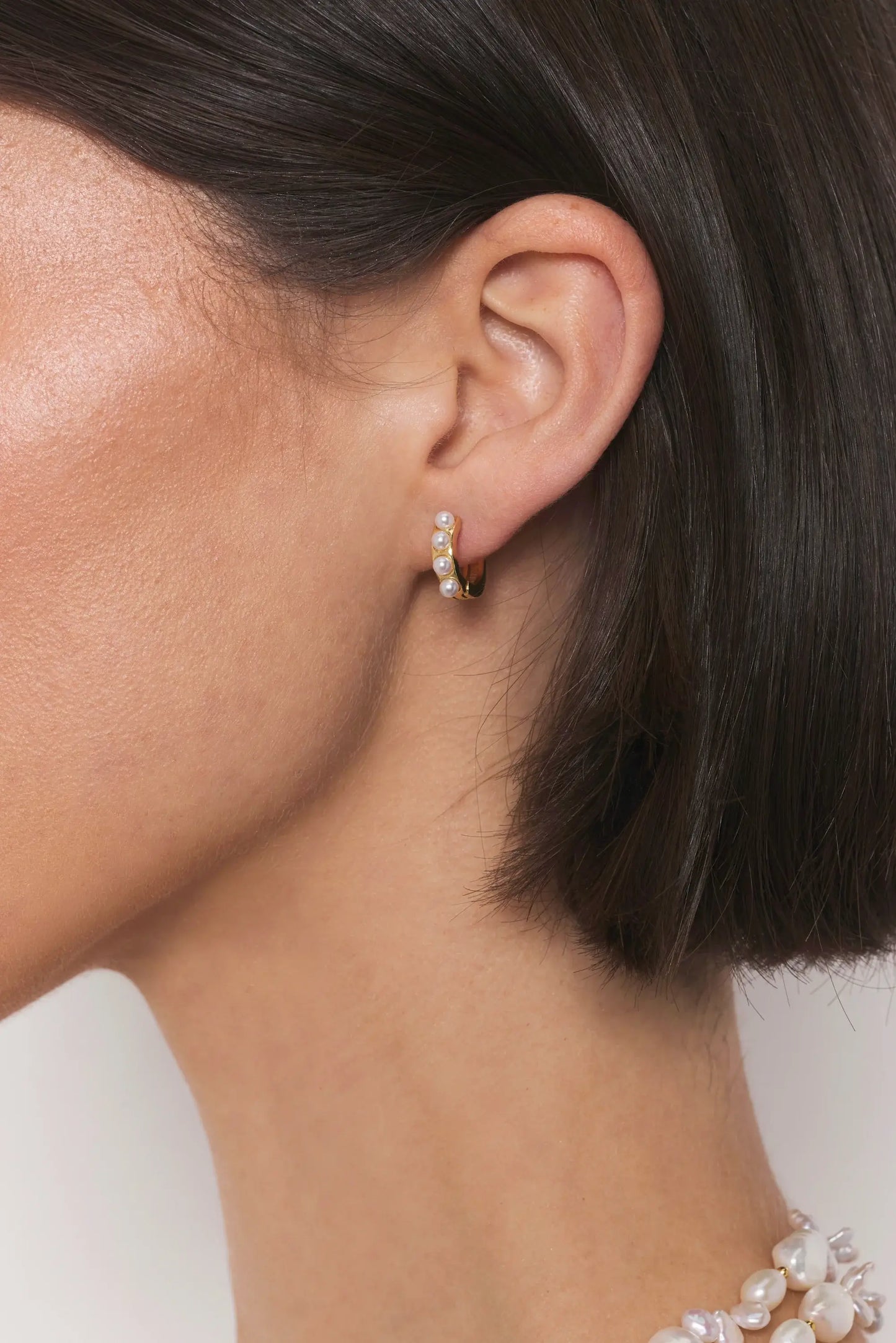 Jurate Vixen - Pearl Huggy Hoops