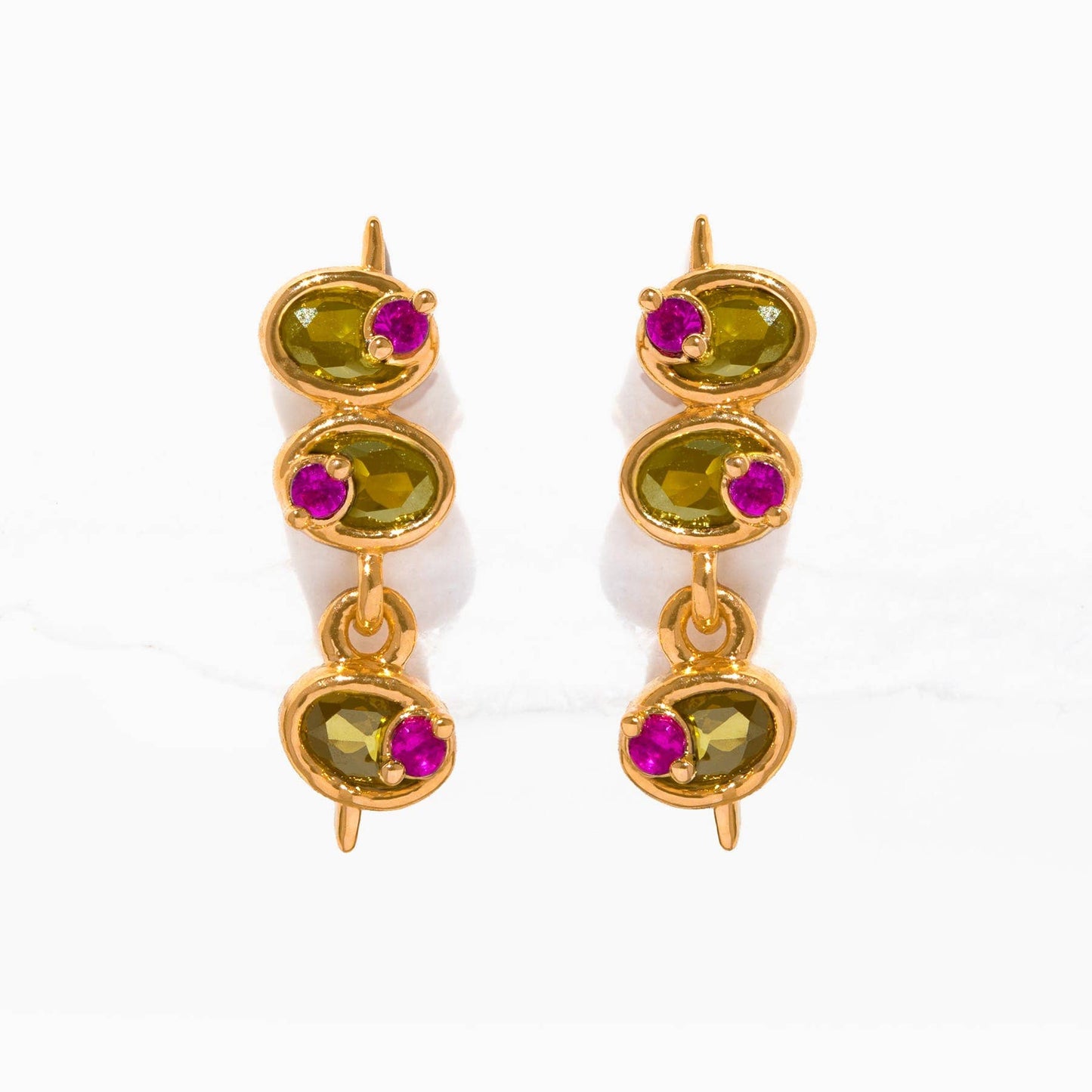 Girls Crew Mini Olive Studs
