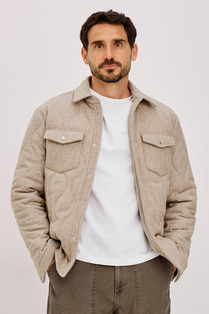 Rails Humboldt Jacket- Stonefield Herringbone