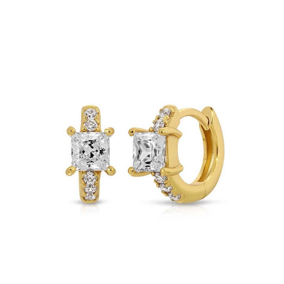 Jurate Elizabeth  Huggie Earrings