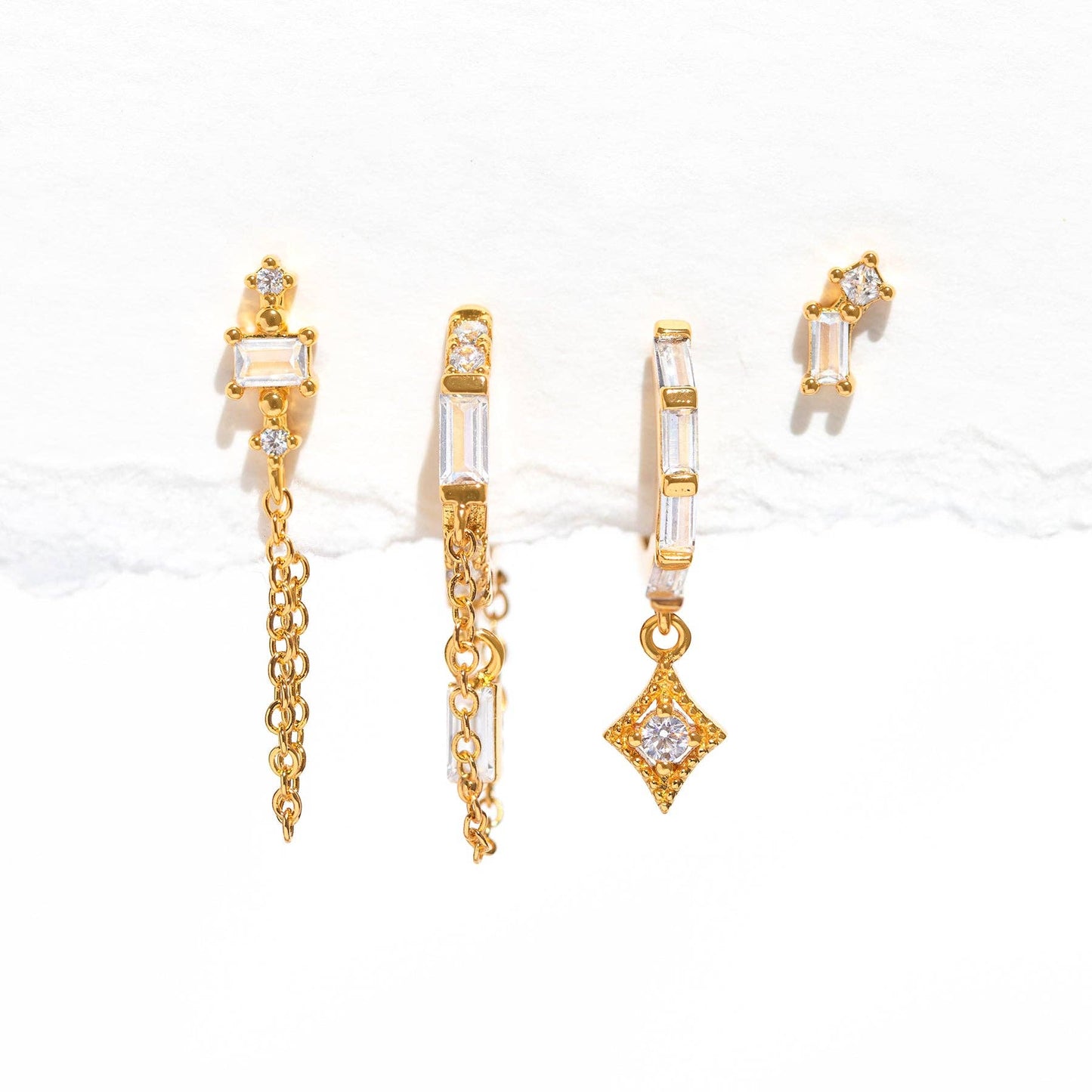 Girls Crew Golden Era Earring Set