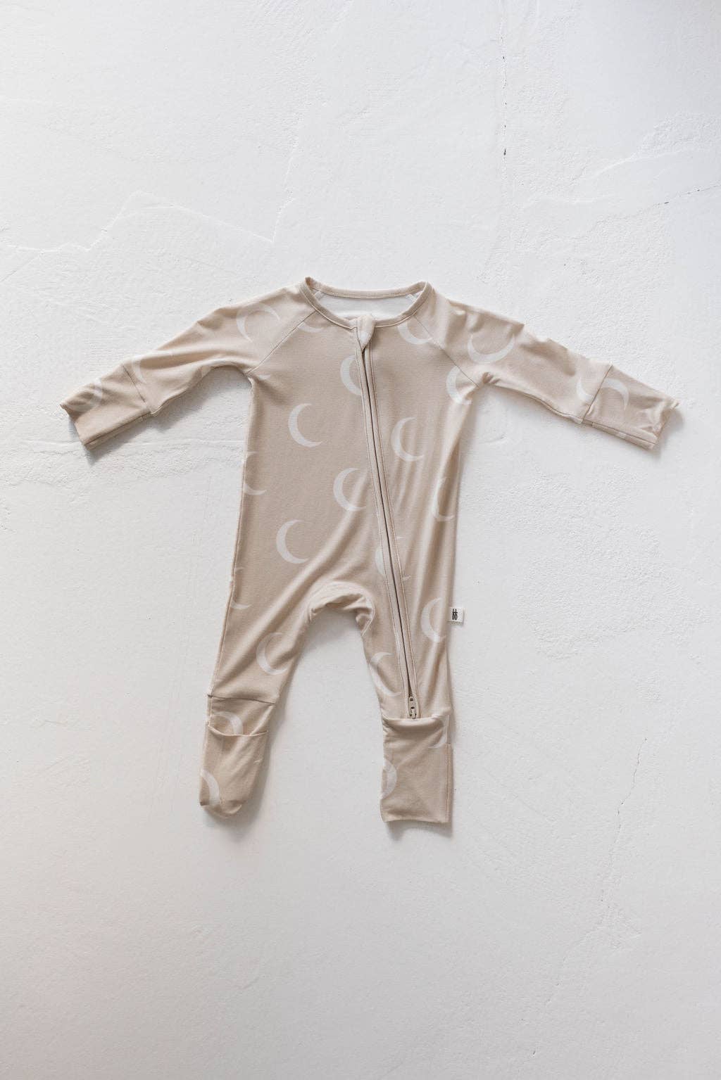 Forever French Baby Bamboo Zip Pajamas- Luna