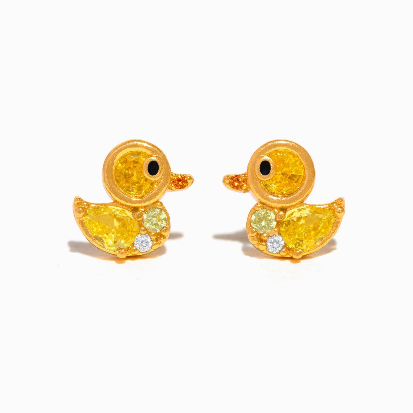 Girls Crew Rubber Ducky Studs