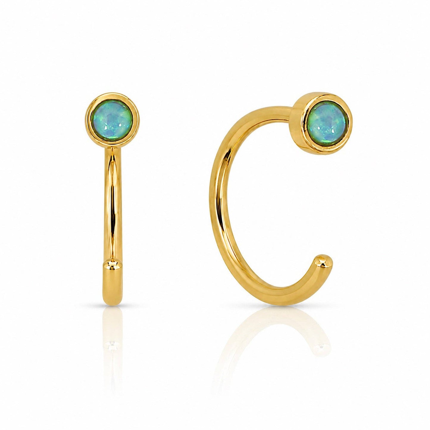 Jurate Lulu Opal Reversible Stud Earrings