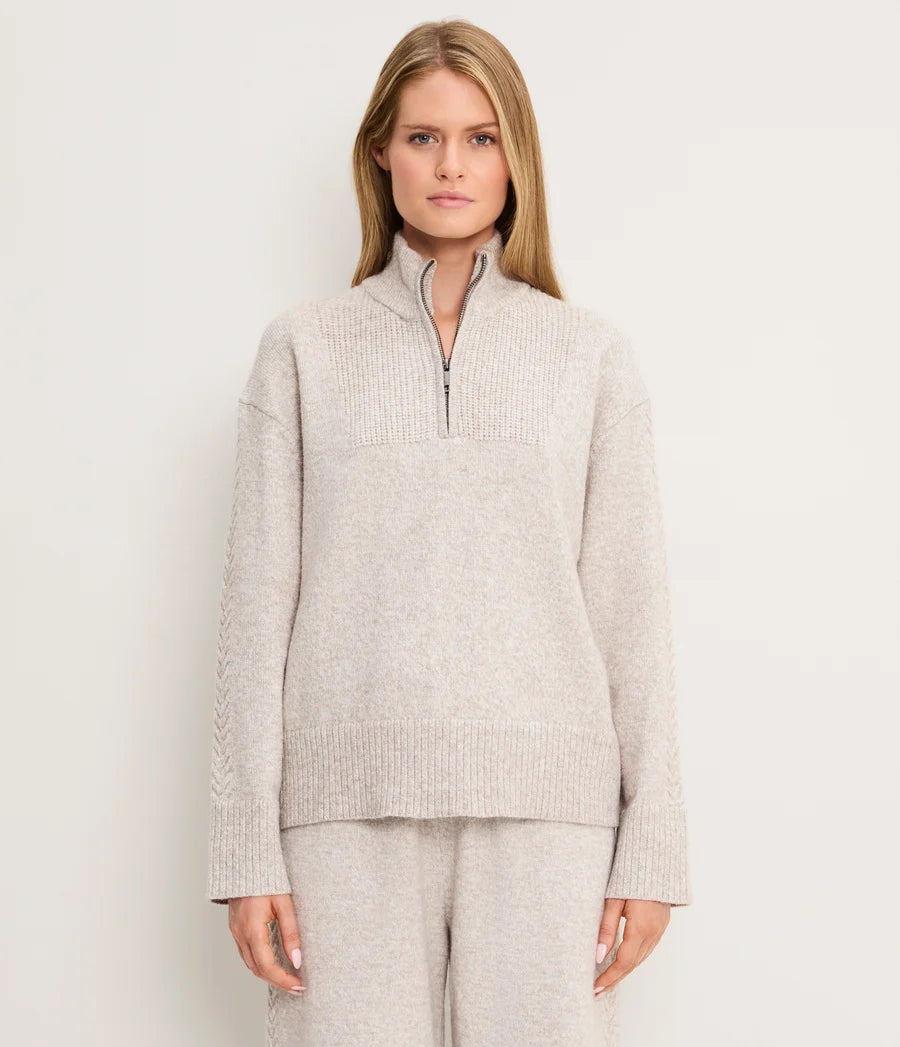 Michael Stars Raylee Half-Zip Pullover