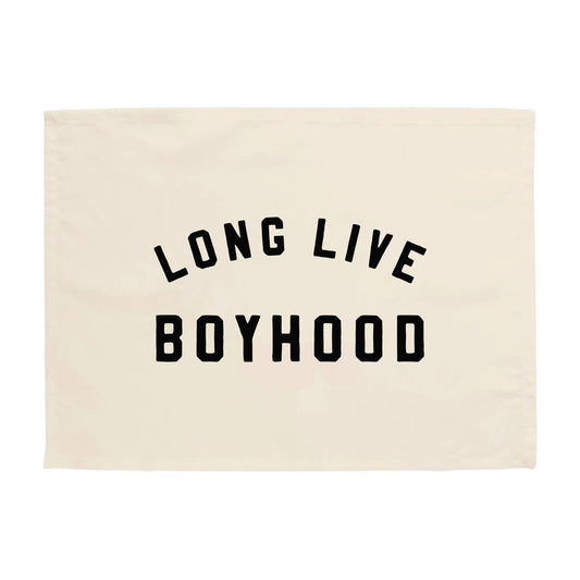 Hunny Prints  Long Live Boyhood Banner