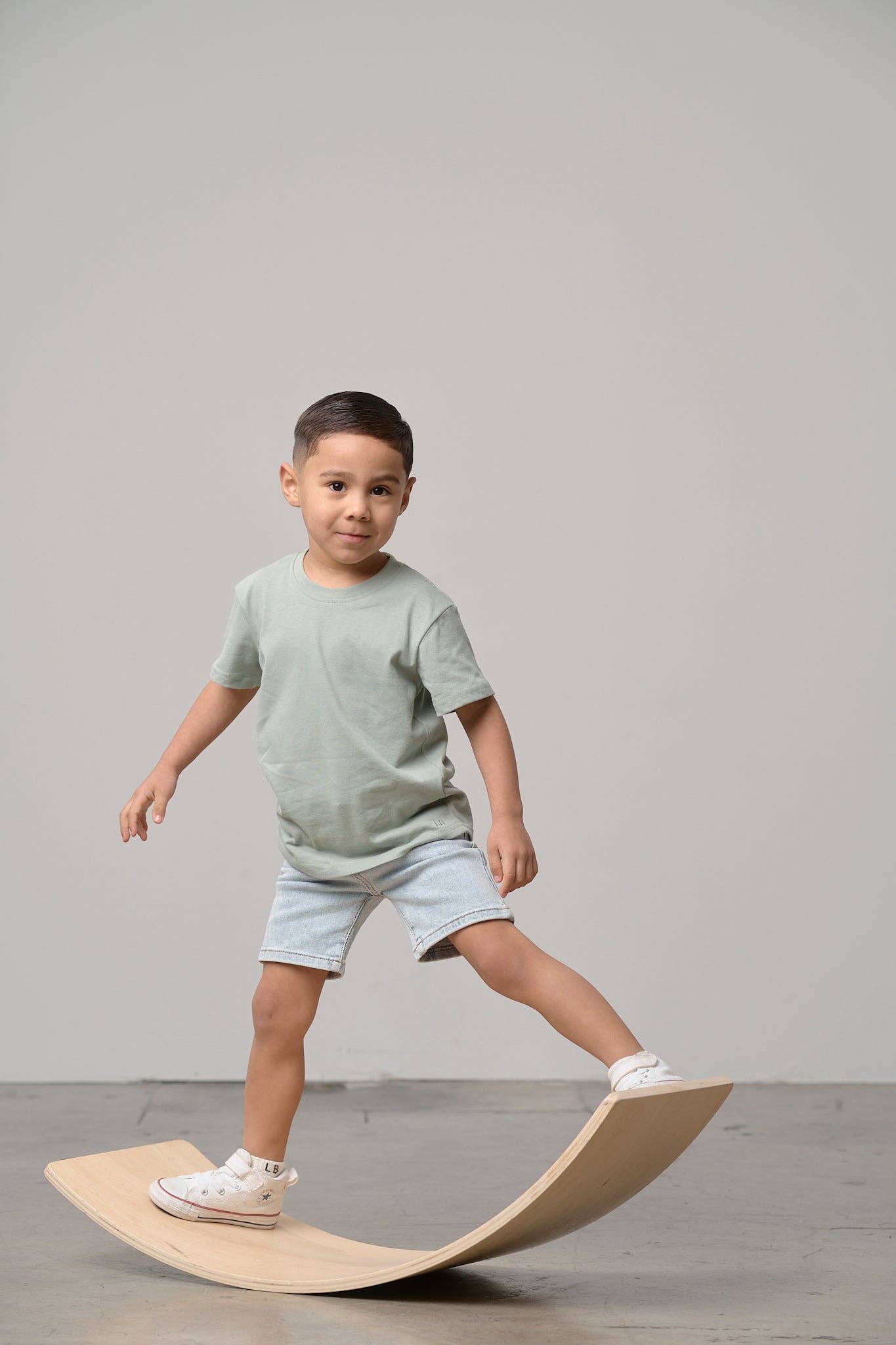 Little Bipsy Straight Denim Short - Light Wash