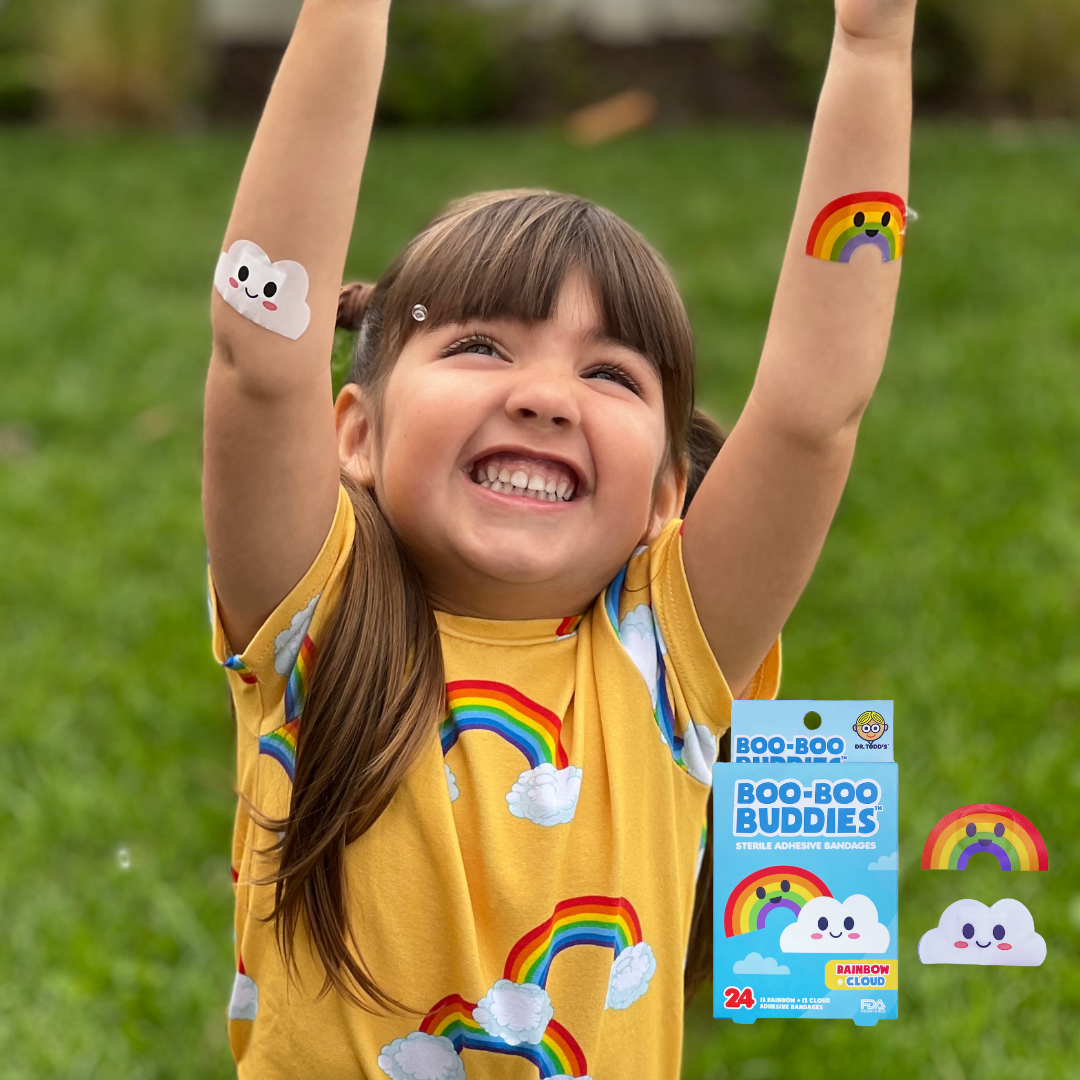 Kids Bandages – Shark + Whale (24 Count, Latex-Free)