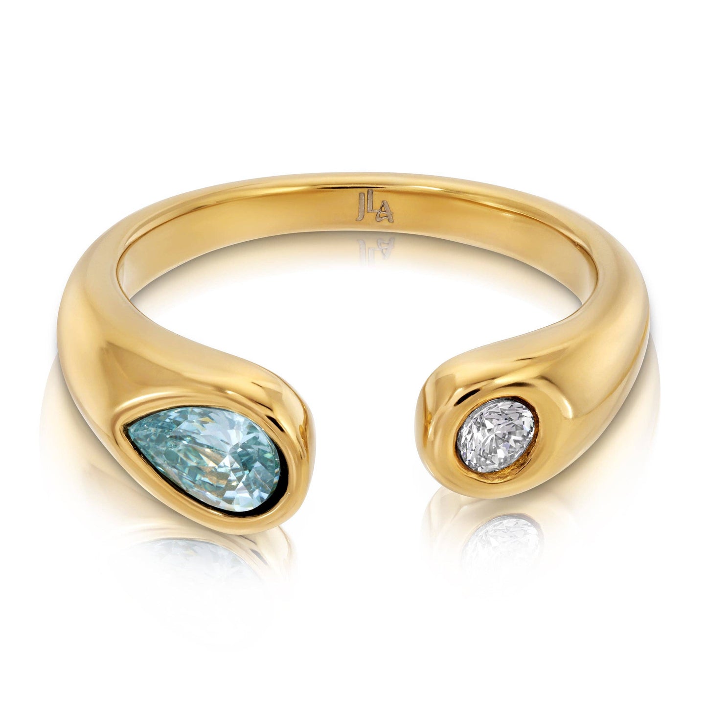 Jurate Odessa Toi et Moi Gem Ring