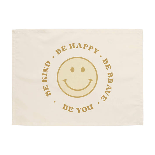 Hunny Prints Be Happy Banner