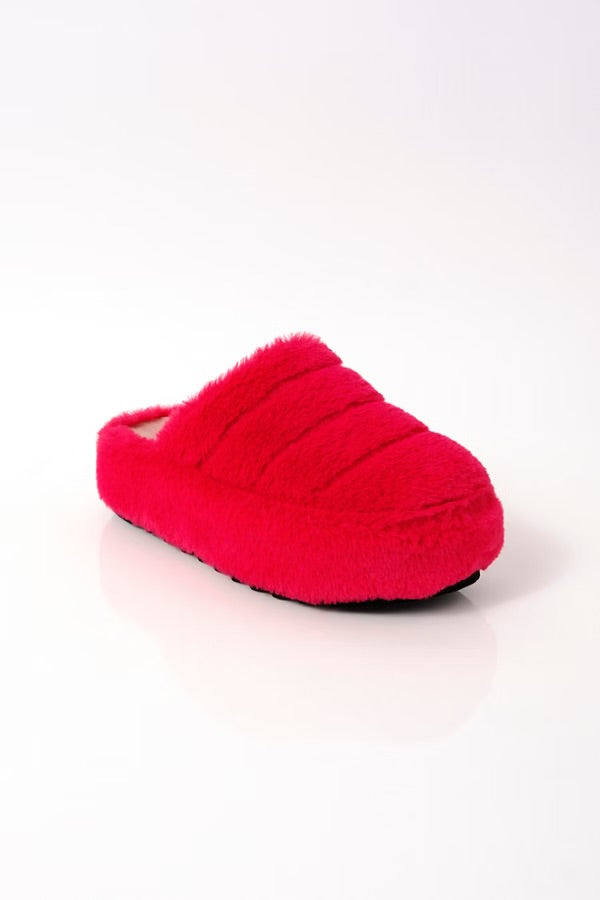 Free People Its A Vibe Platform Slipper- Dragonfruit