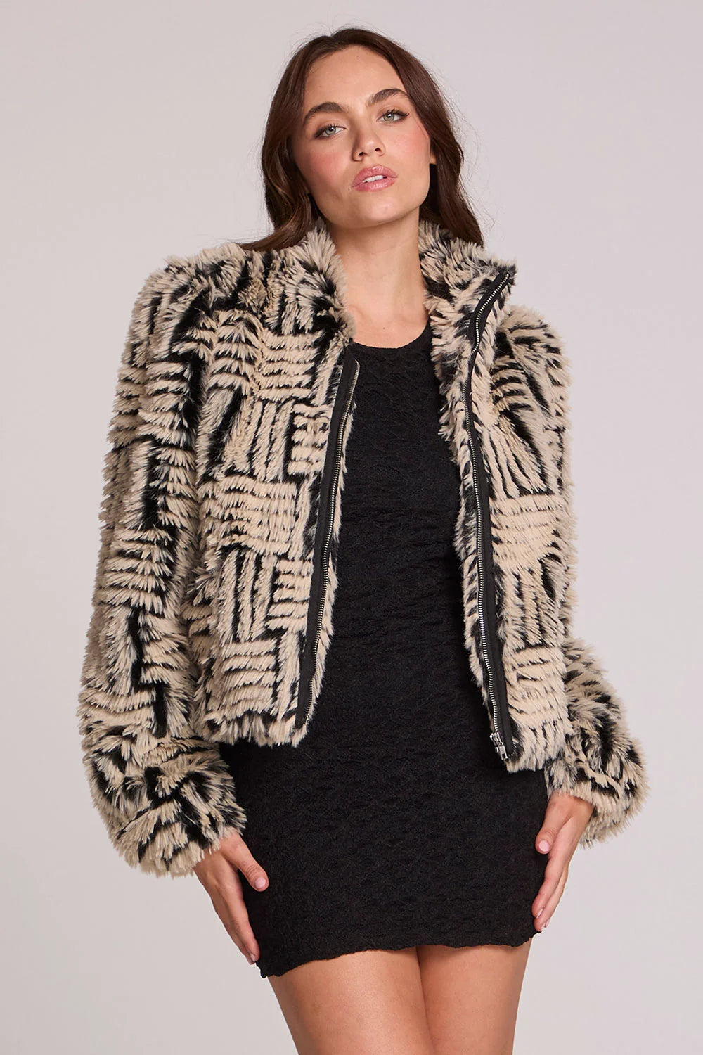 Chaser Puff Sleeve Grey Wolf Jacket