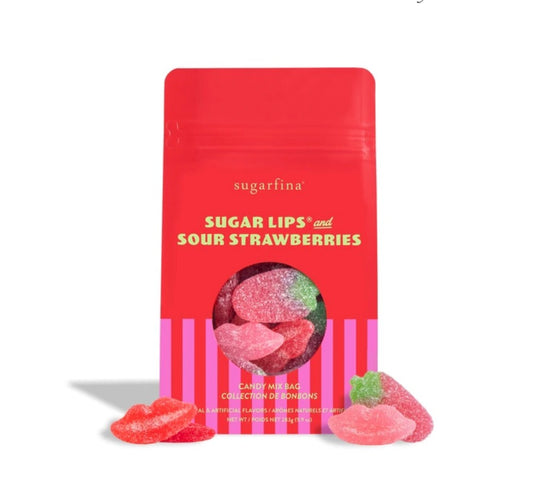 Sugarfina Sugar Lips and Sour Strawberries Candy Bag Mix