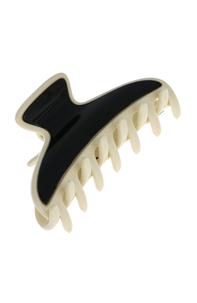 Maybell Black & Ivory Claw Clip