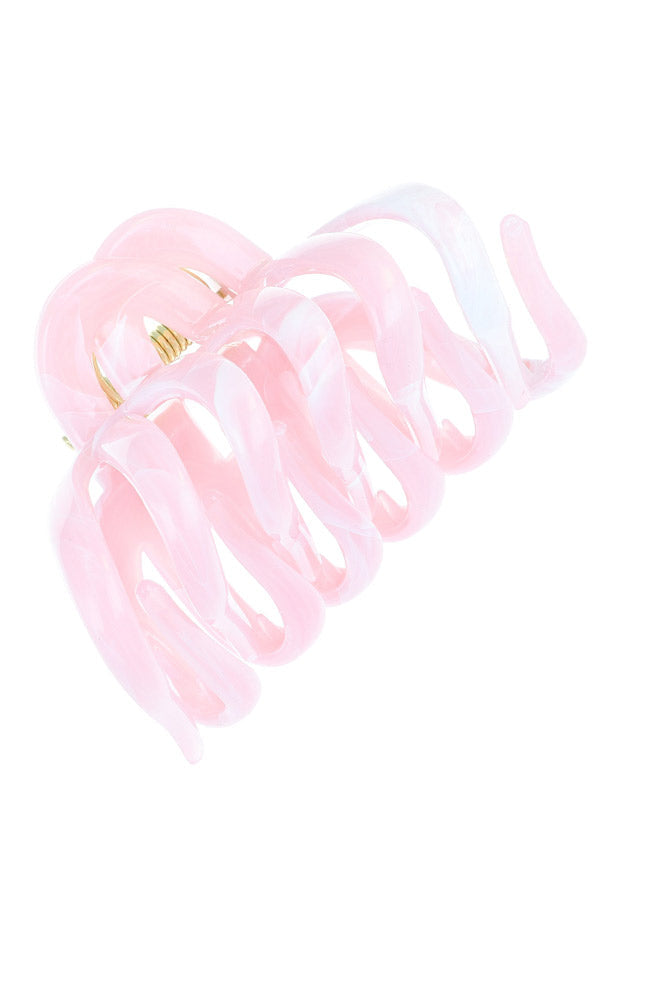 Odelia Claw Clip- Pink