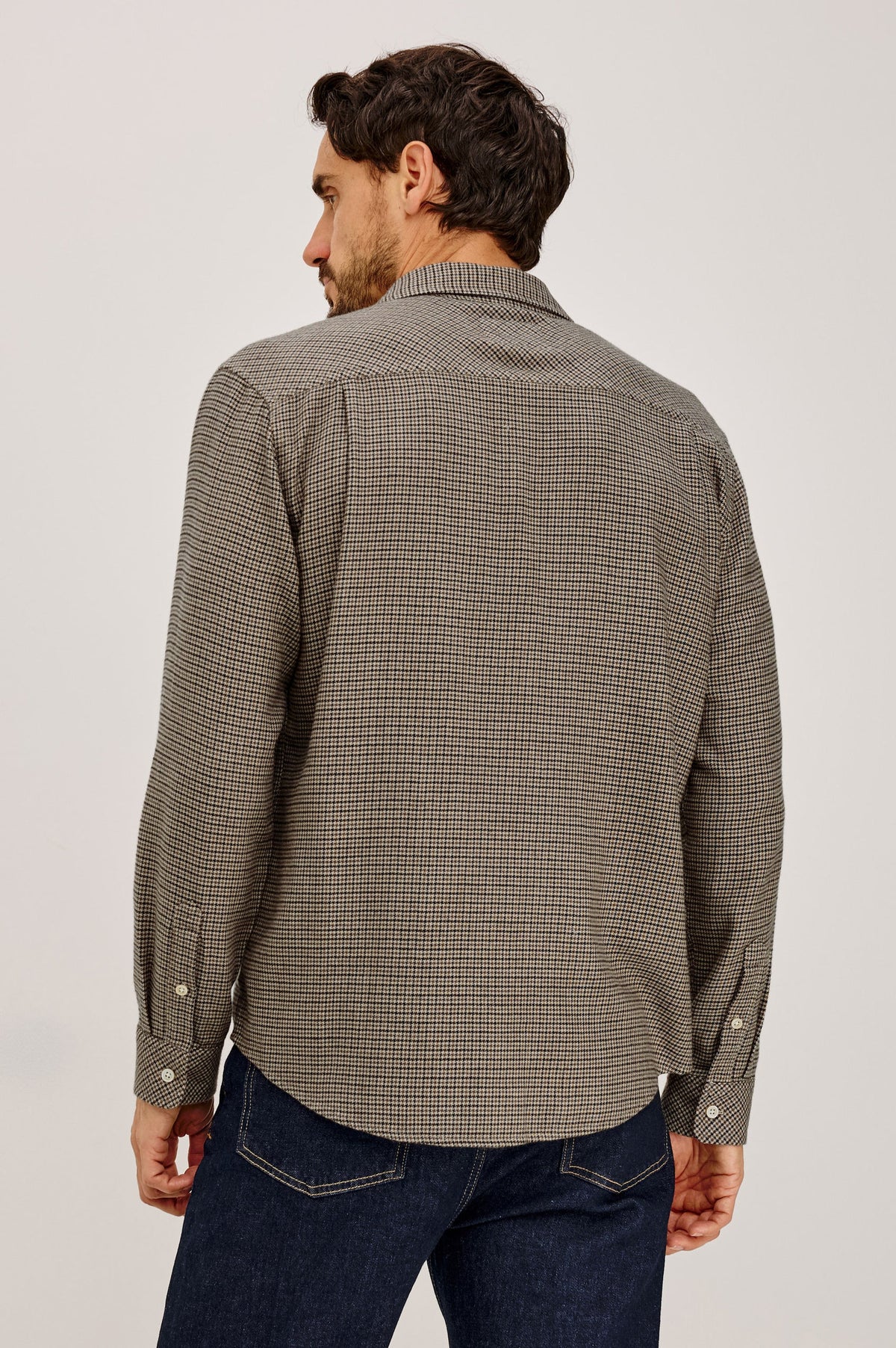 Rails Lennox Button Down- Cotswold Houndstooth
