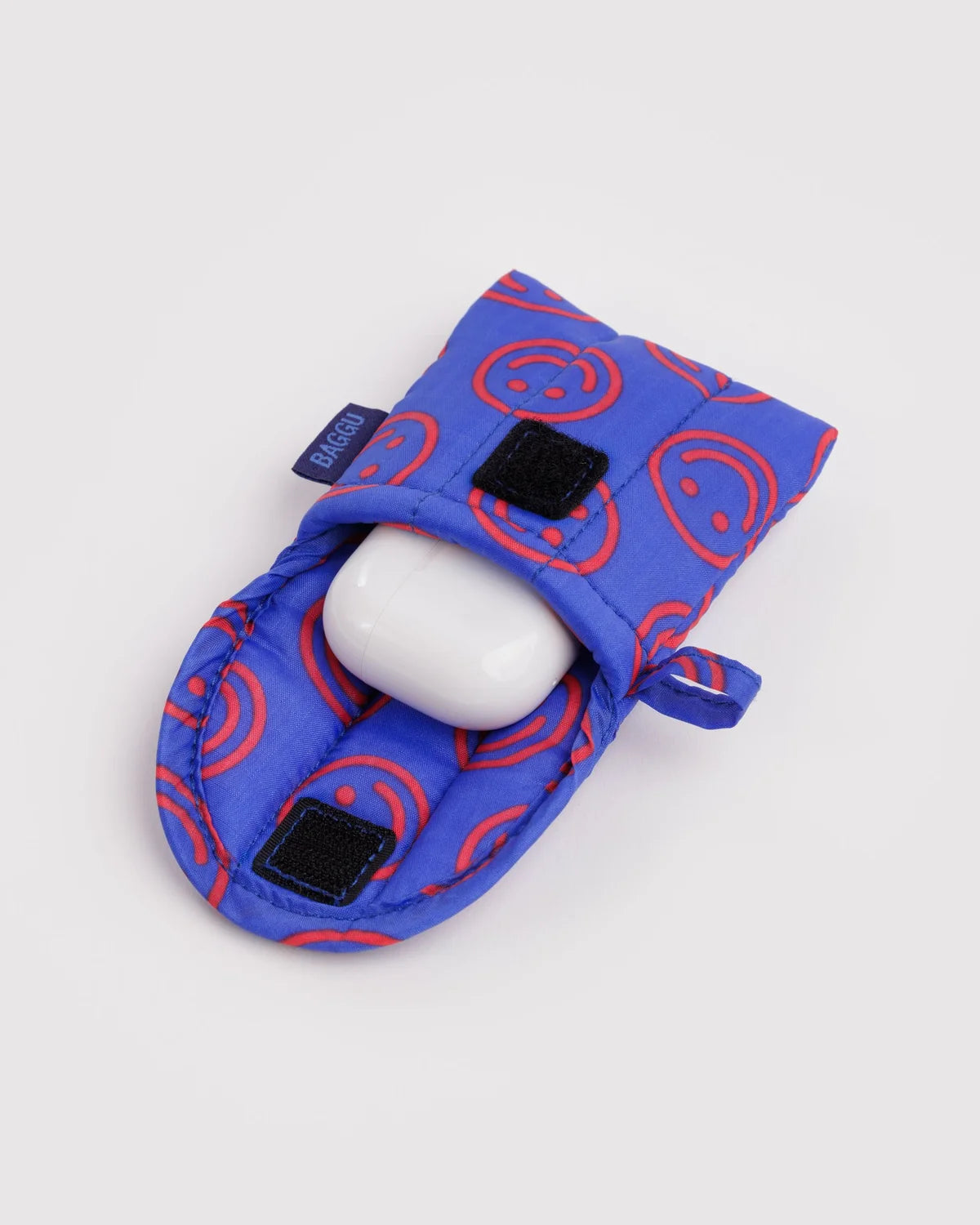 BAGGU Puffy Earbuds Case- Mini Cobalt Happy