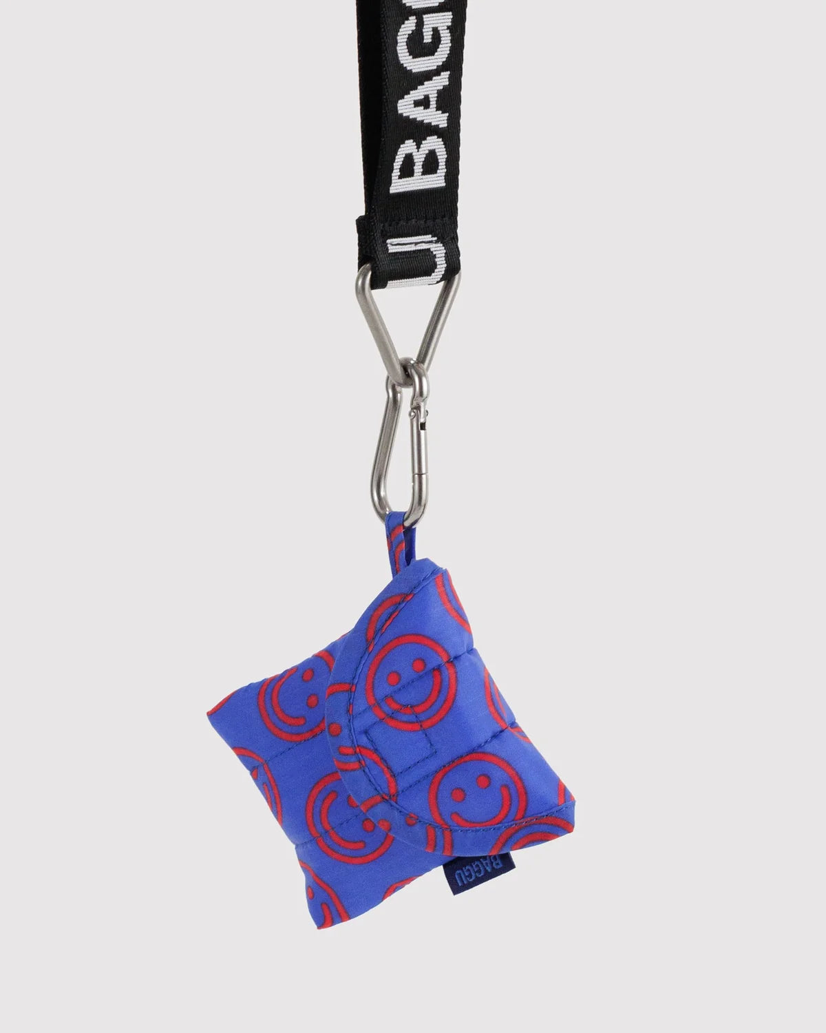 BAGGU Puffy Earbuds Case- Mini Cobalt Happy