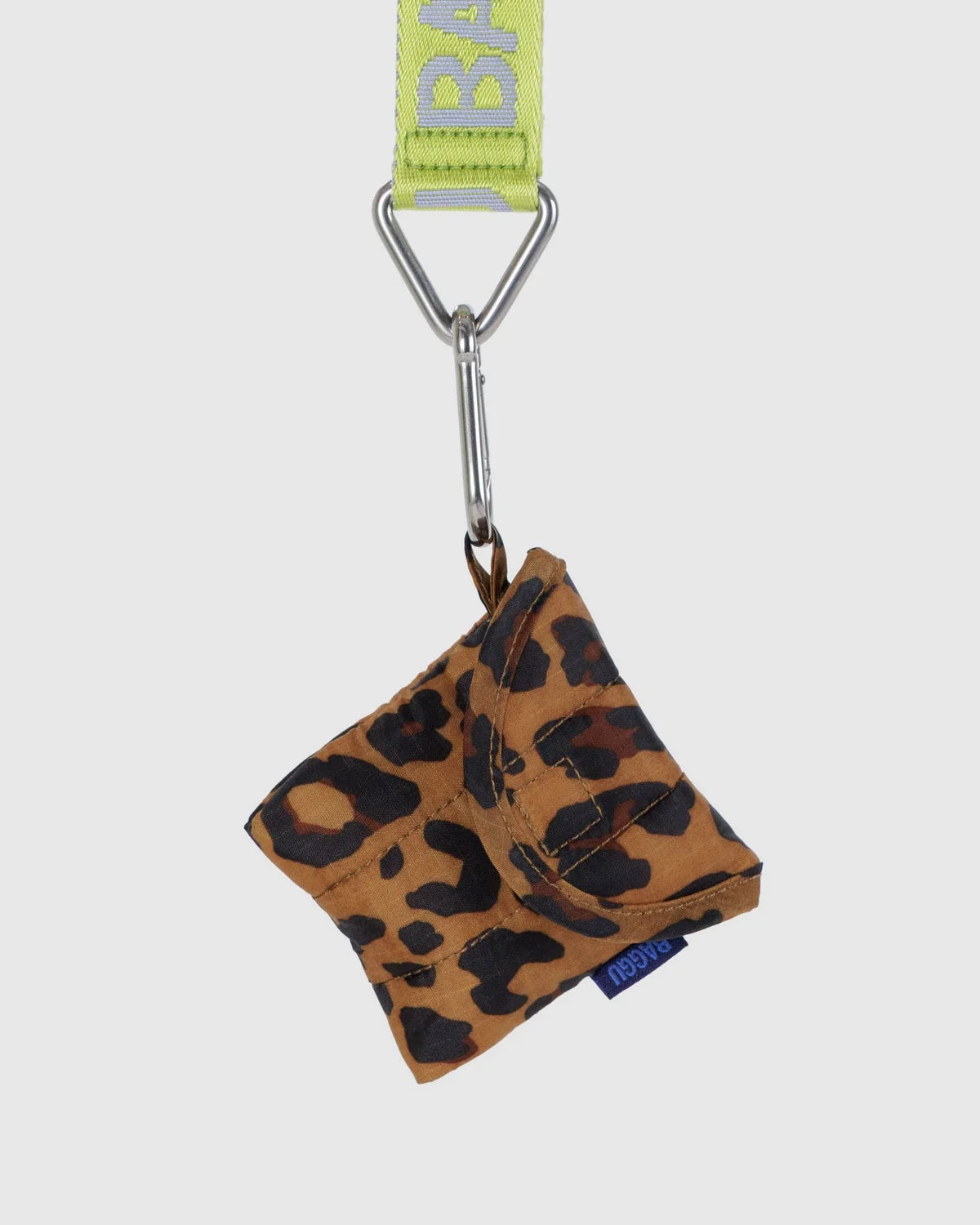 BAGGU Puffy Earbuds Case- Leopard