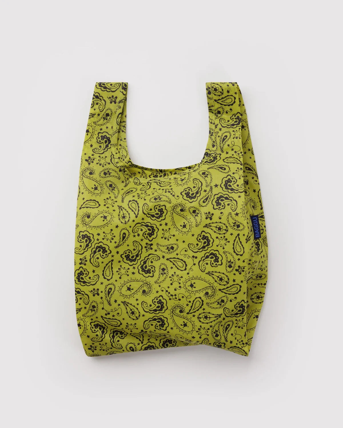 BAGGU Baby Bagg Bag- Chartreuse Paisley