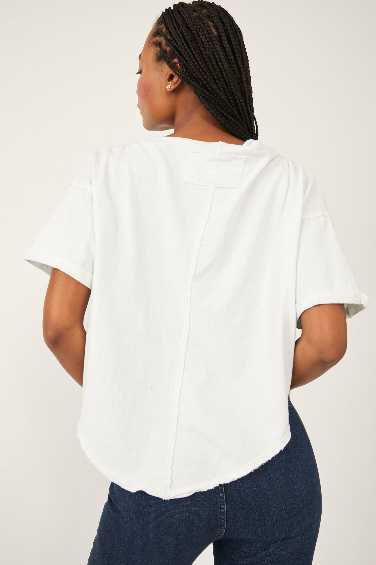 Free People Just Chill Tee- White