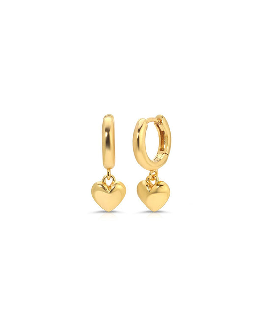 Jurate Love Bir Huggie Earrings