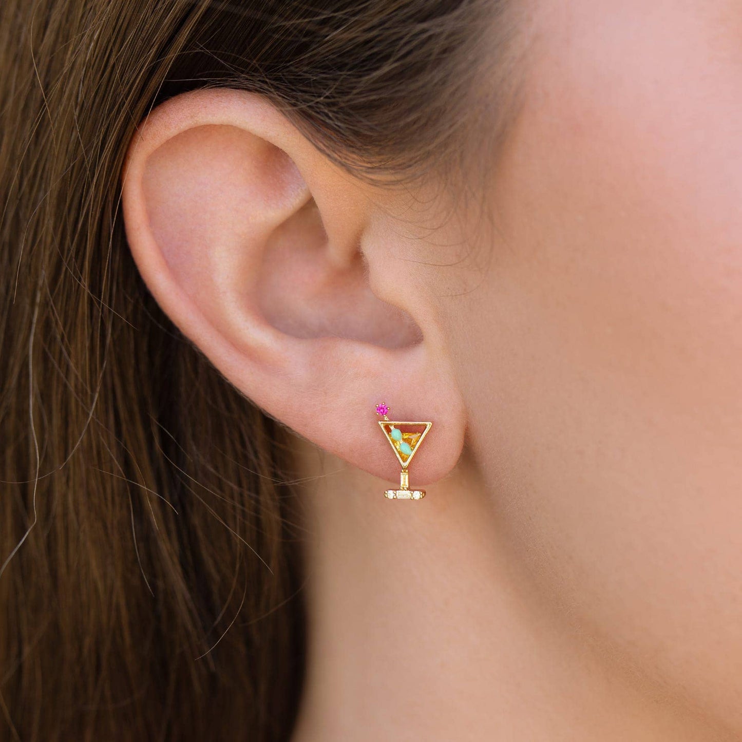 Girls Crew Dirty Martini Studs