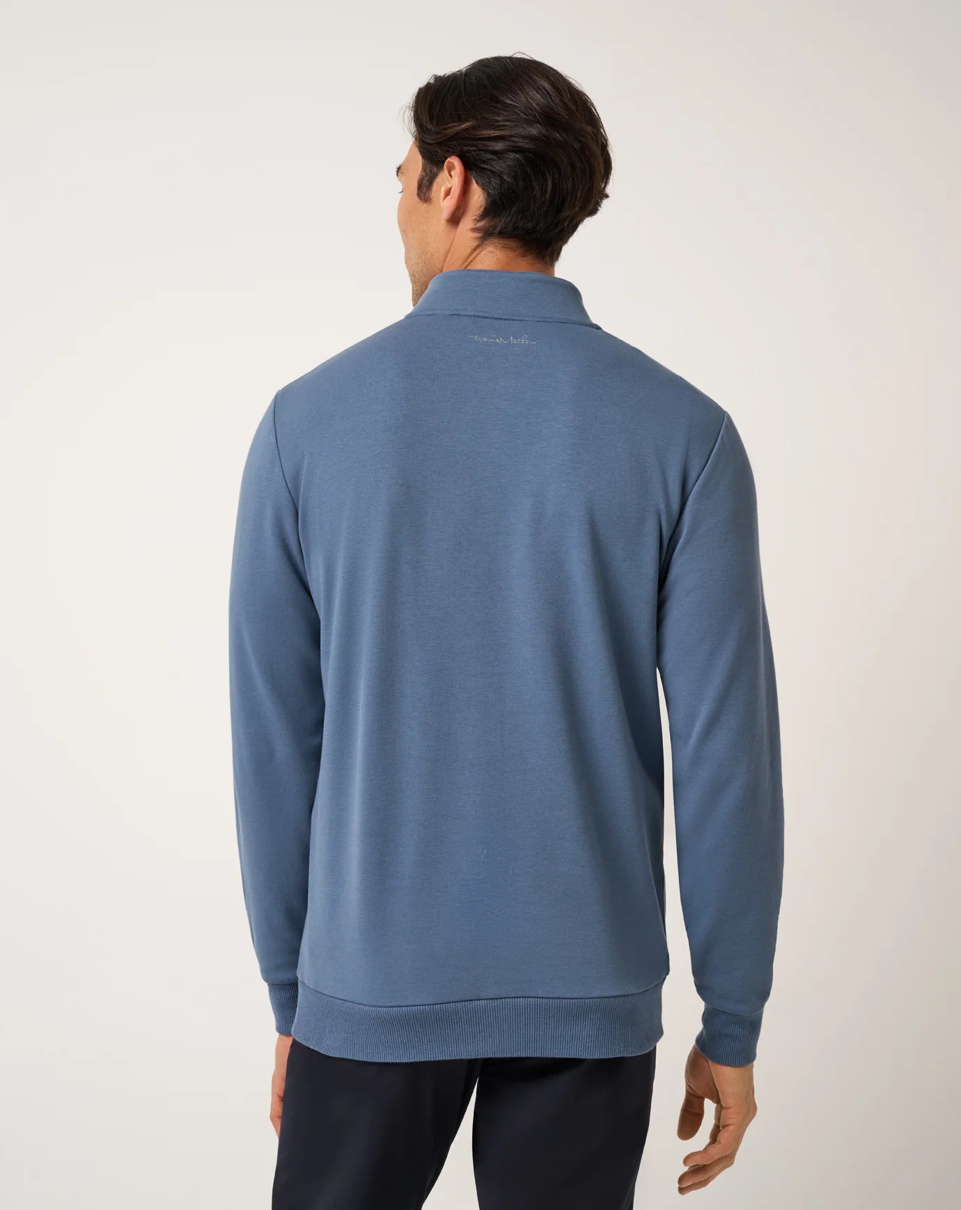 Travis Mathew Cloud Quarter Zip 2.0- Bering Sea