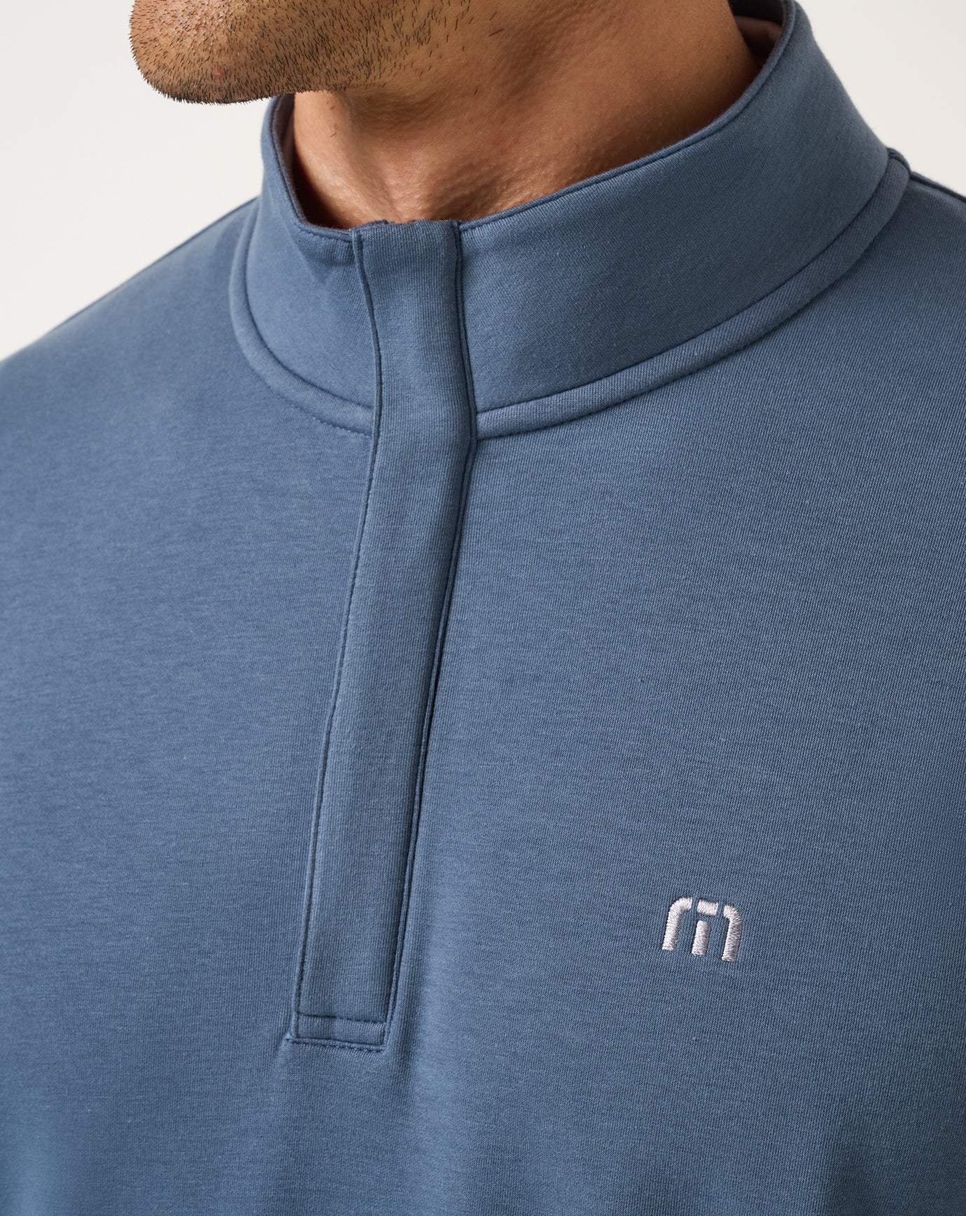 Travis Mathew Cloud Quarter Zip 2.0- Bering Sea