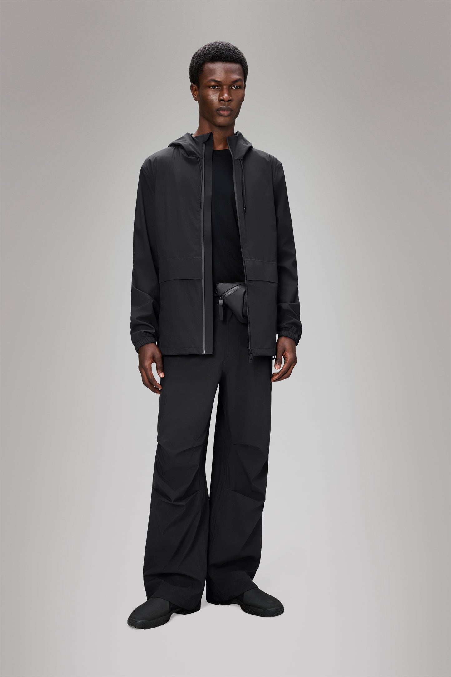 Rains Suva Hardshell Pocket Jacket- Black