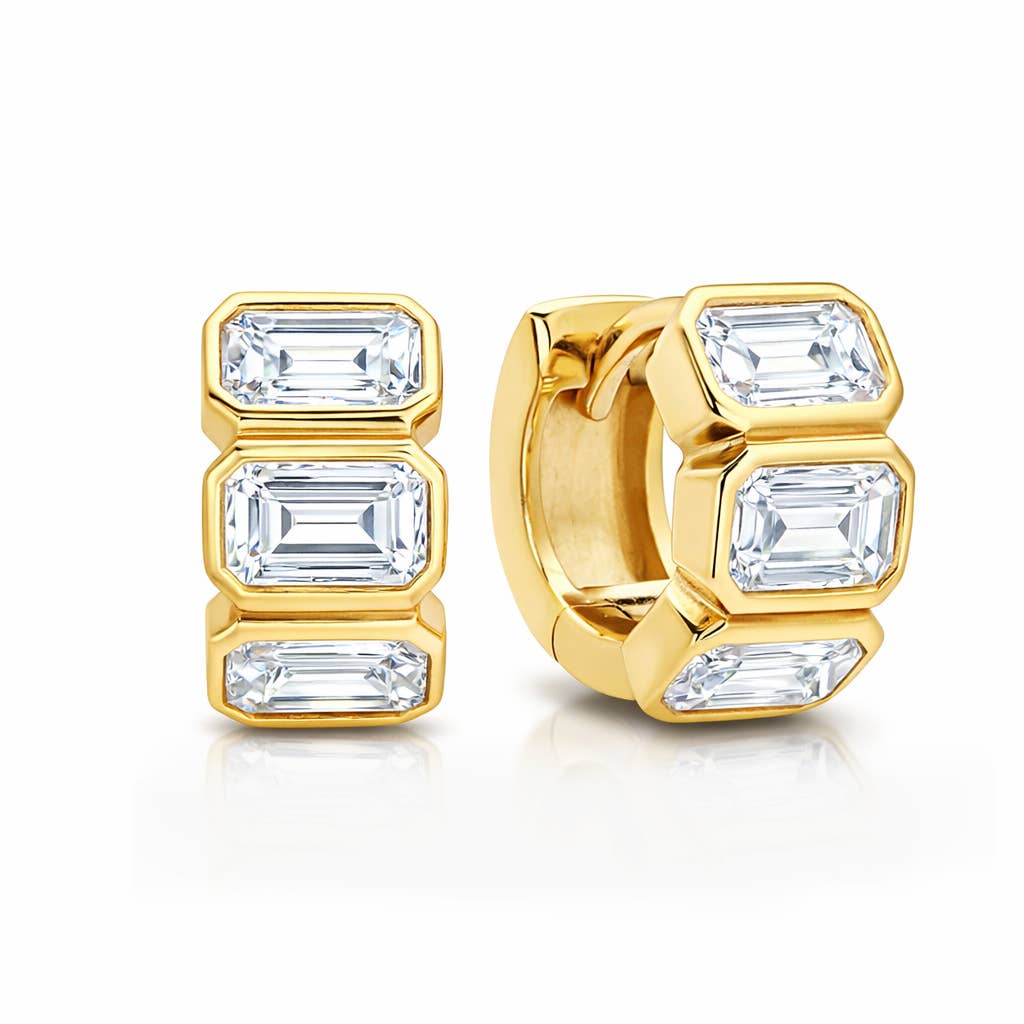 Jurate Sunset Huggie Earring