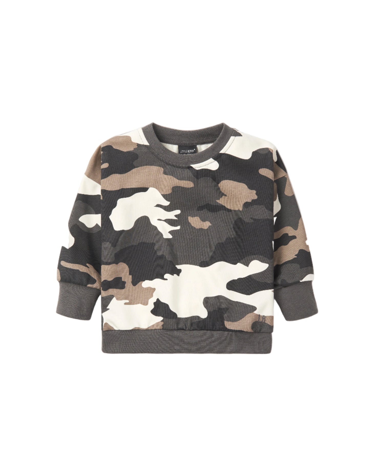 Little Tipsy Camo Crewneck