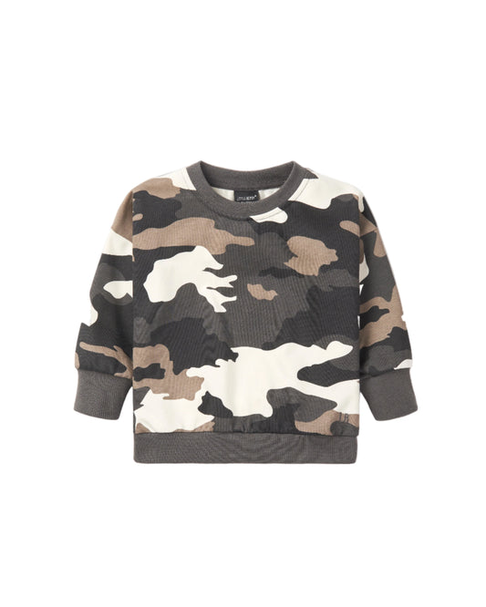 Little Tipsy Camo Crewneck