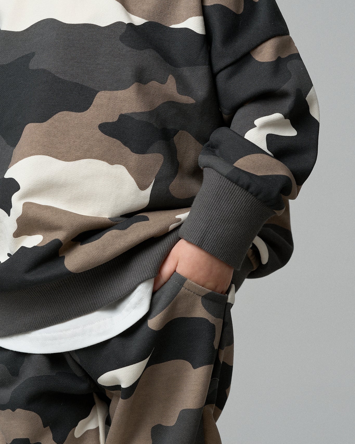 Little Tipsy Camo Crewneck