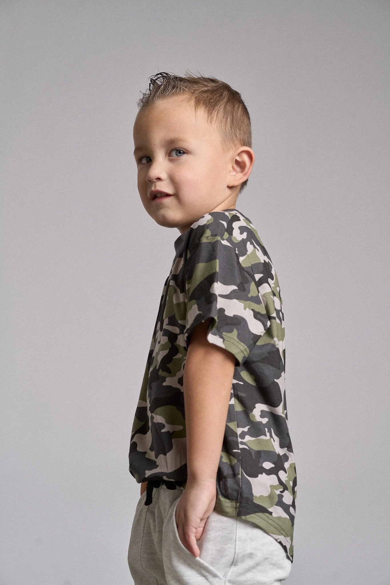 Little Bipsy Oversized Bamboo Camp Tee