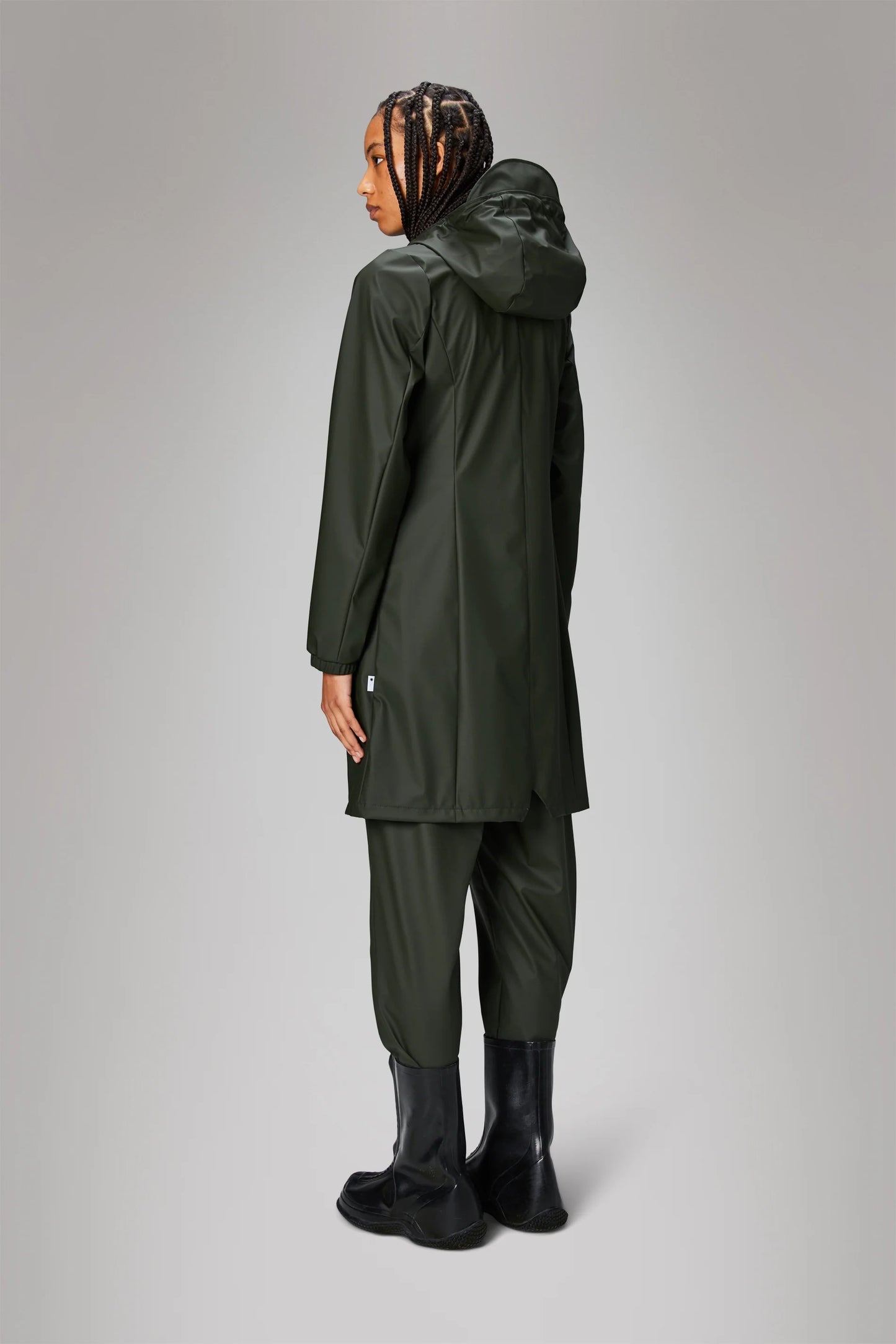 Rains Cargo Curve Jacket- Green