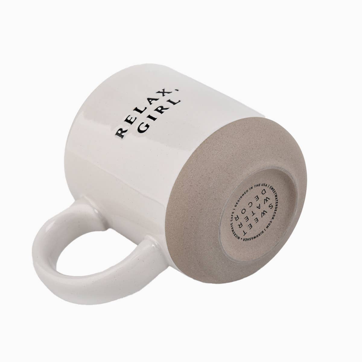 Relax, Girl Stoneware Coffee Mug