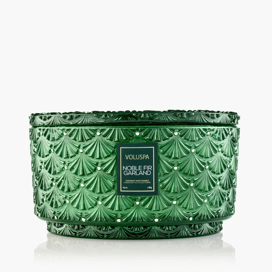 Voluspa Noble Fir Garland- Centerpiece Candle