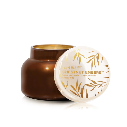 Capri Blue Autumn Glow Chestnut Embers Signature Jar Candle