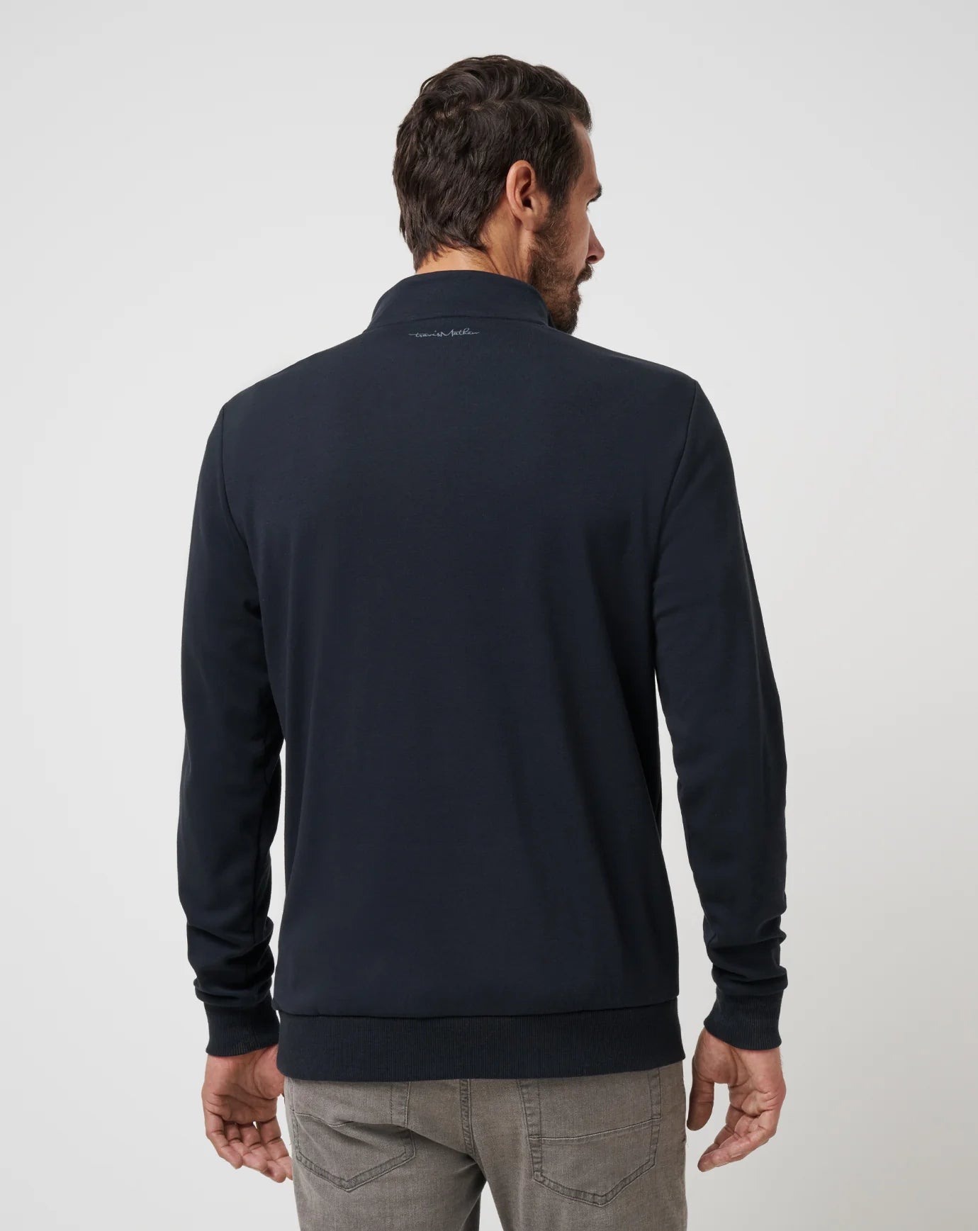 Travis Mathew Cloud Quarter Zip 2.0- Black