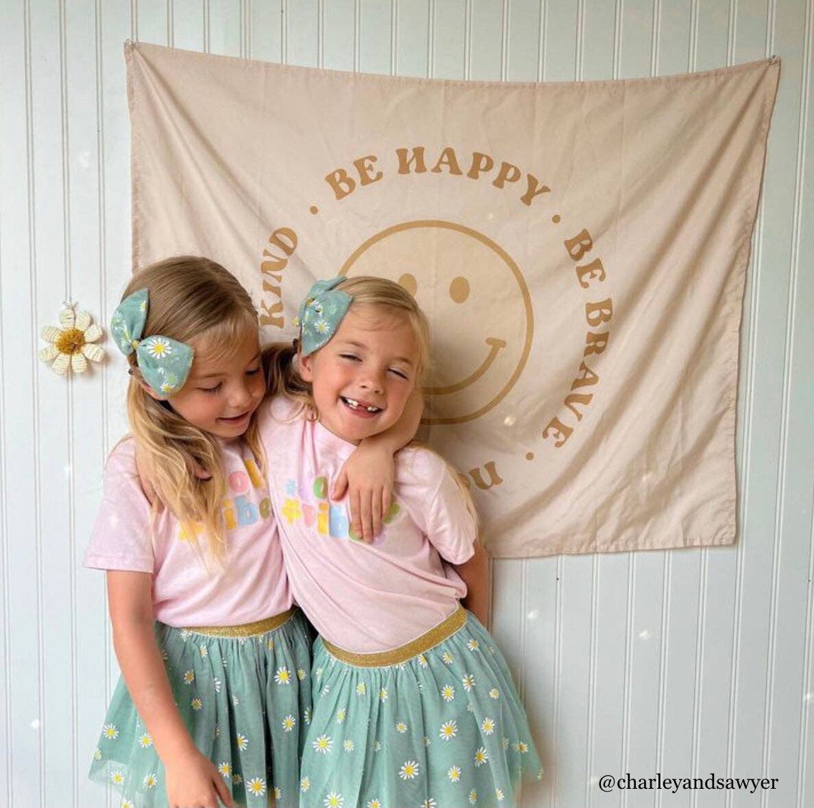 Hunny Prints Be Happy Banner