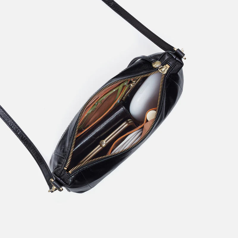 HOBO Darcy Carry-All Crossbody- Polished Black