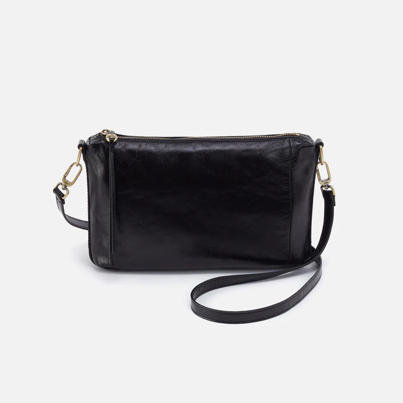 HOBO Darcy Carry-All Crossbody- Polished Black