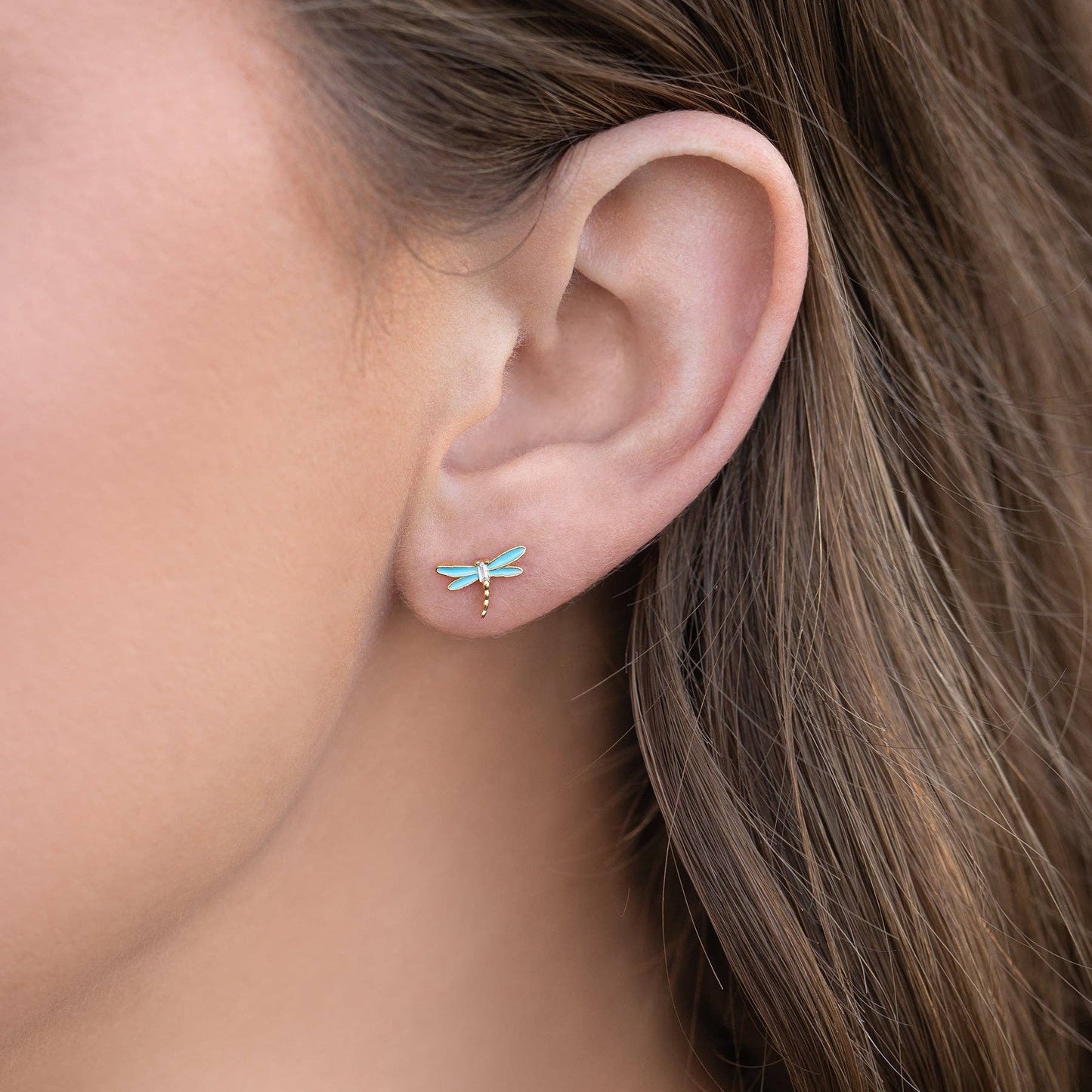 Girls Crew Dragonfly Studs