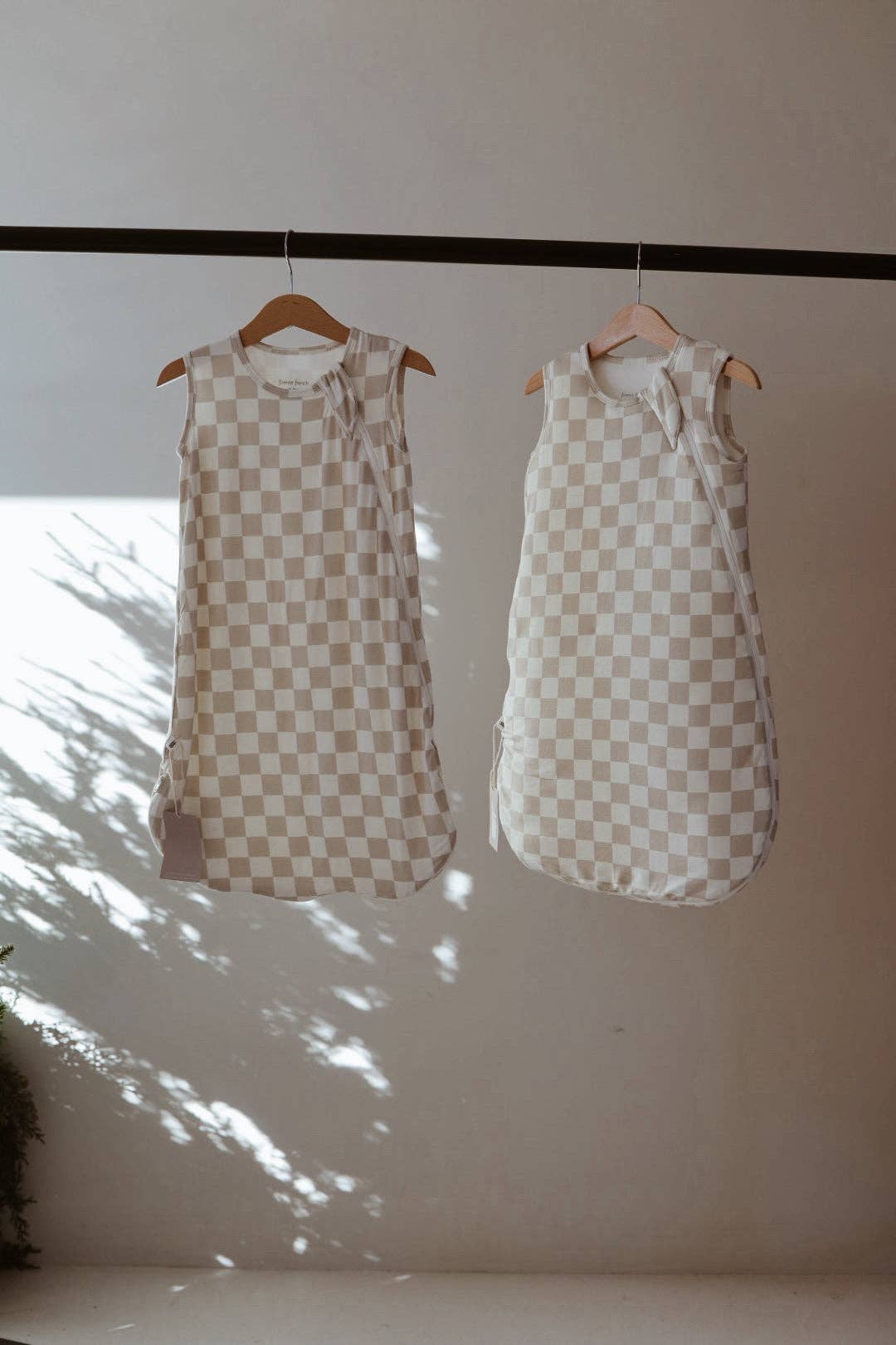 Forever French Baby Bamboo Sleep Sack | Checkerboard