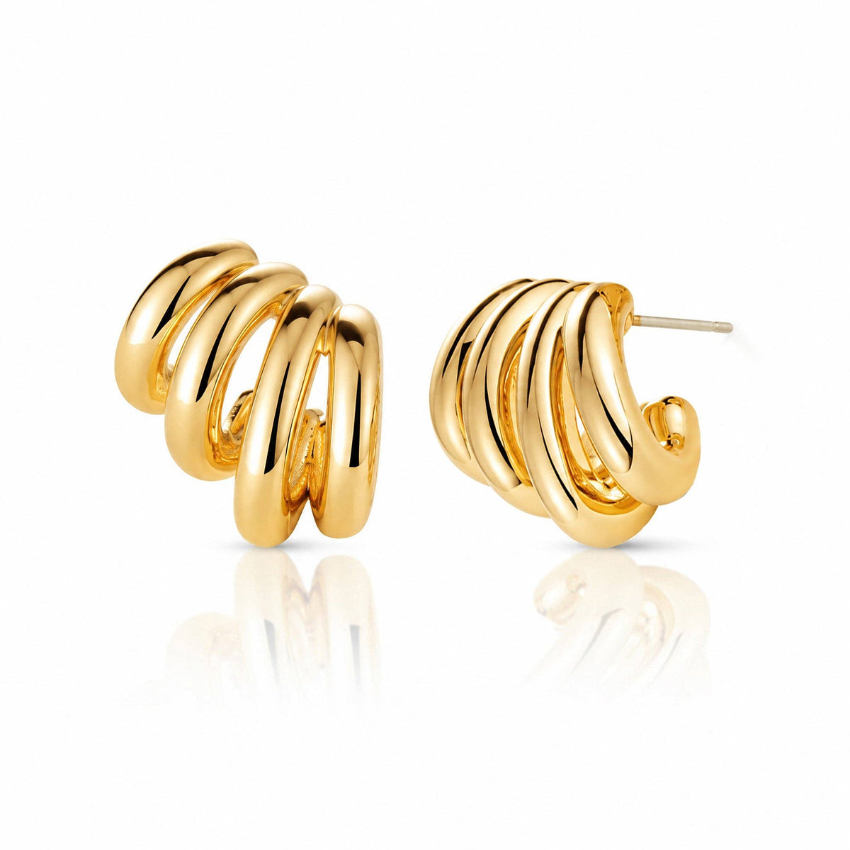 Jurate Ella Illusion Hoop Earring