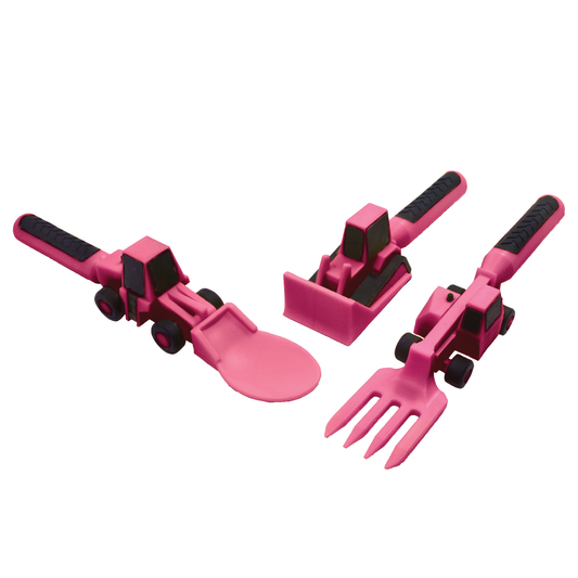 Set of 3 Construction Utensils: Pink