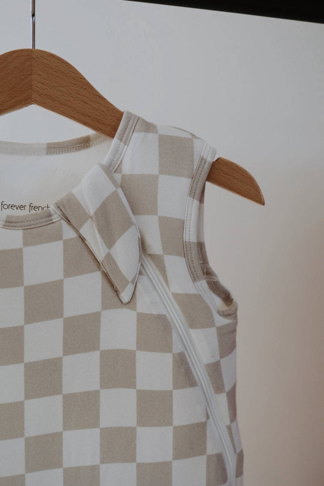 Forever French Baby Bamboo Sleep Sack | Checkerboard