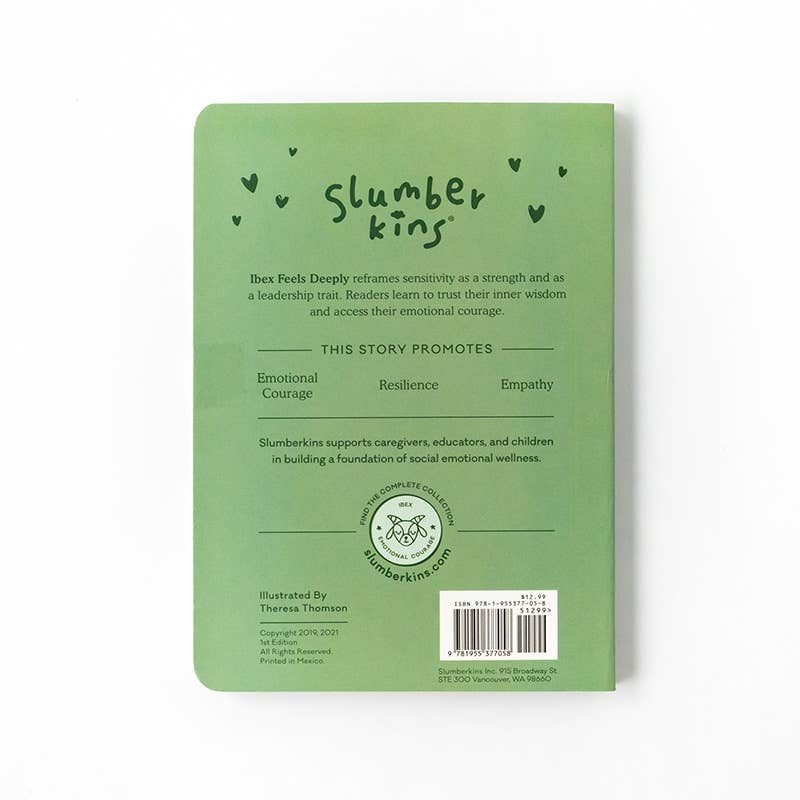 Ibex's Emotional Courage Plush Snuggler Set - with 2 books!